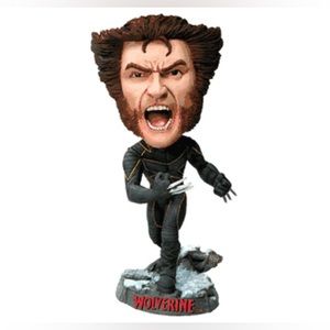 2003 Marvel  X-Men United Head Knockers Wolverine Bobble Head NIP Authentic Neca